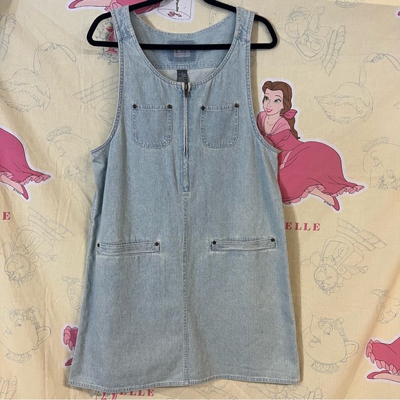Liz Claiborne Dresses & Skirts - Liz Claiborne Denim Zip-Front Dress
